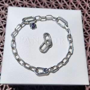 Pandora ME Small Link Chain Bracelet with Mini Dangle Charm